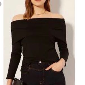 Karen Millen Black Top off the shoulder